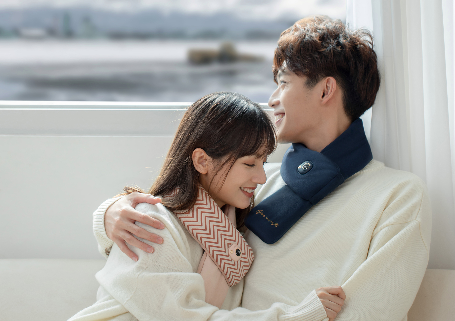 暖绵绵系列 | 数显发热围巾|冇心